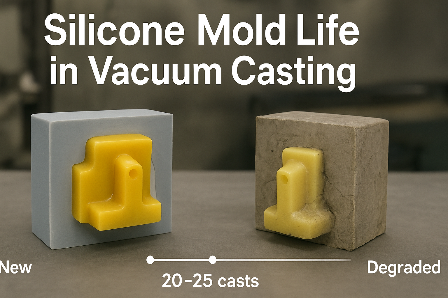 Durée de vie du moule en silicone