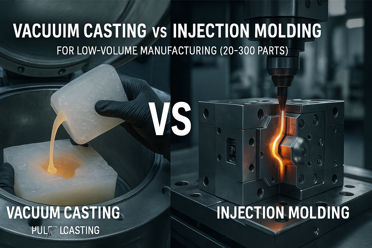 Moulage sous vide vs moulage par injection