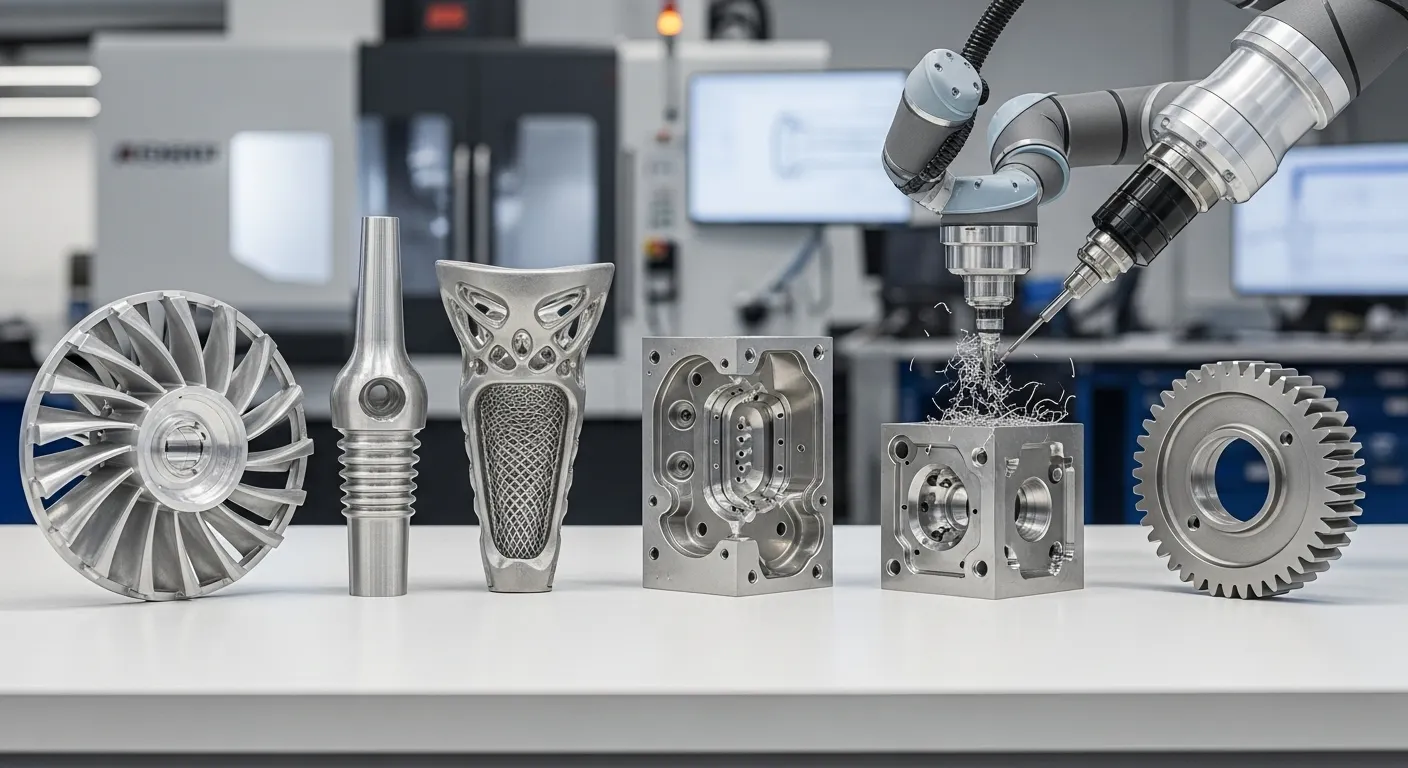 Prototypes d’usinage CNC 5 axes