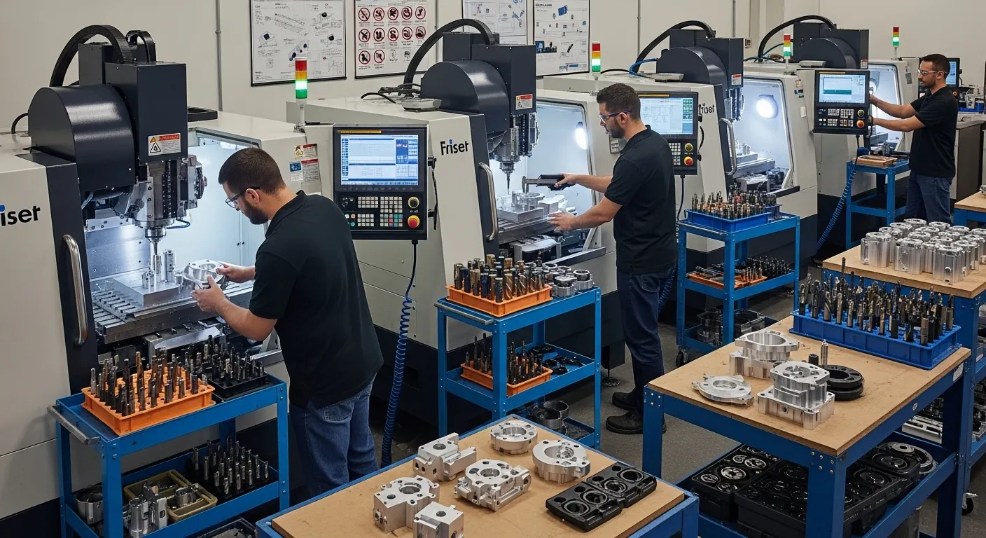Production de prototypes CNC à faible volume