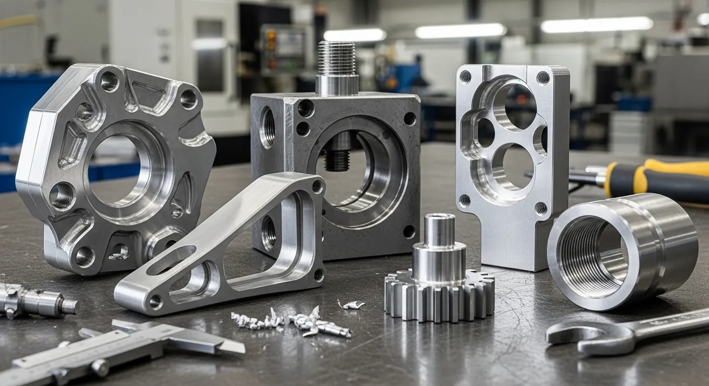 Prototypes CNC en acier inoxydable