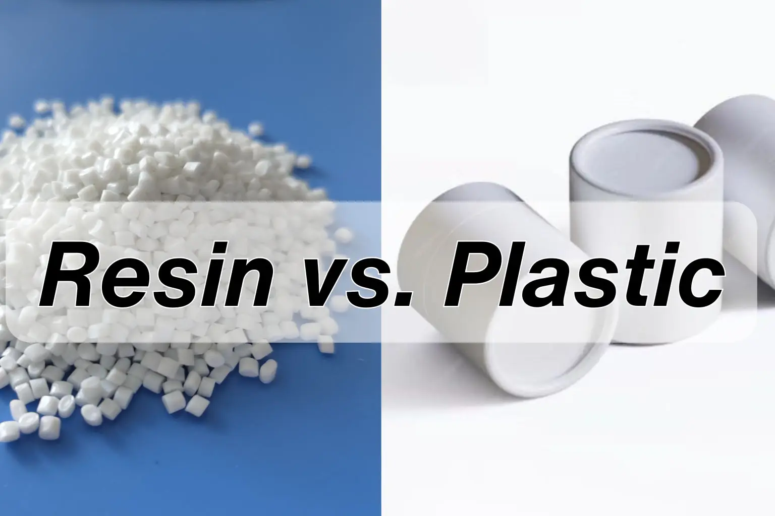 Quelle est la différence entre la résine et le plastique? Guide pratique pour les designers et fabricants