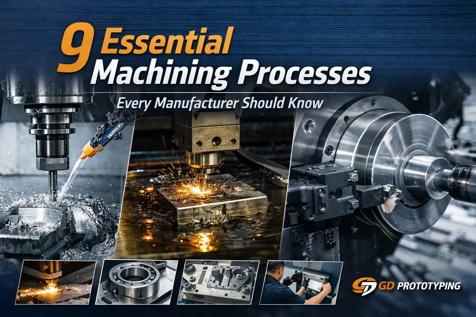 9 processus d’usinage essentiels que tout fabricant moderne devrait connaître